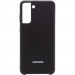 Чехол Silicone Cover (AA) для Samsung Galaxy S21+ (Черный / Black)
