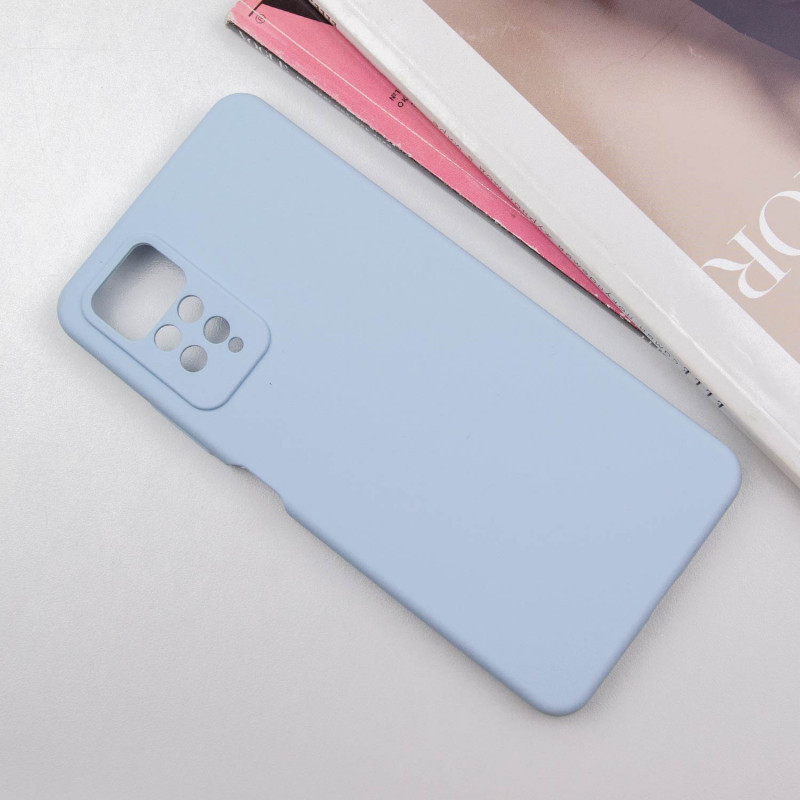 Фото Чехол Silicone Cover Lakshmi Full Camera (AAA) для Xiaomi Redmi Note 11 Pro 4G/5G / 12 Pro 4G (Голубой / Sweet Blue) на vchehle.ua