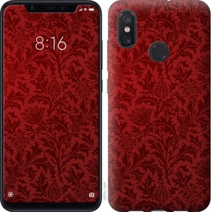 

Чехол Чехол цвета бордо для Xiaomi Mi8 672569
