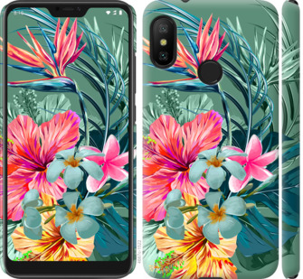 

Чехол Тропические цветы v1 для Xiaomi Redmi 6 Pro 845168