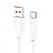 Дата кабель Hoco X93 Force USB to Type-C 27W (1m) (White)