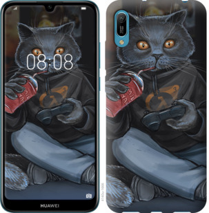 

Чехол gamer cat для Huawei Y6 2019 710195