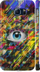 Чехол Абстрактный глаз для Samsung Galaxy S6 Edge G925F