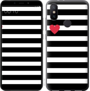 

Чехол Черно-белые полосы для Xiaomi Mi 6X 752004