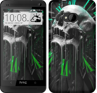 

Чехол Череп-часы для HTC One M7 352716