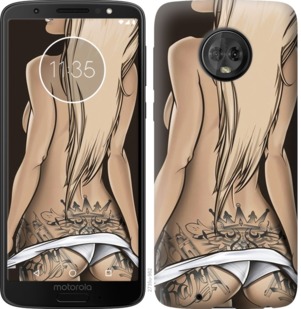 

Чехол Девушка с татуировкой для Motorola Moto G6 763248