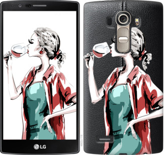 

Чохол Дівчина з келихом на LG G4 H815 841529