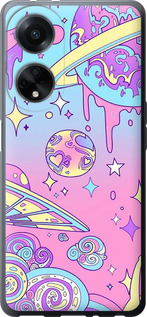 

Чехол Розовая галактика для Oppo A98 1696408