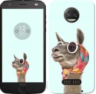 

Чехол Модная лама для Motorola Moto G5 PLUS 753428