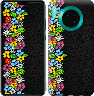

Чохол квітковий орнамент на Huawei Mate 30 Pro 876055