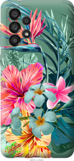 Чохол Тропічні квіти v1 на Samsung Galaxy A33 5G A336B