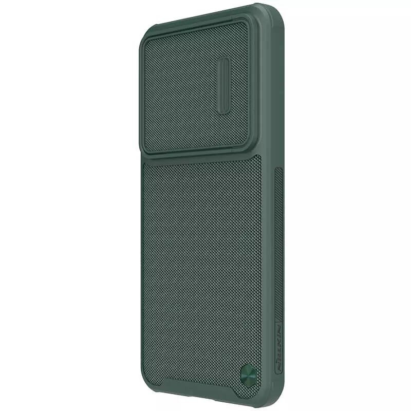 Фото TPU+PC чохол Nillkin Textured S на Xiaomi Redmi K50 Ultra / Xiaomi 12T (Dark Green) на vchehle.ua