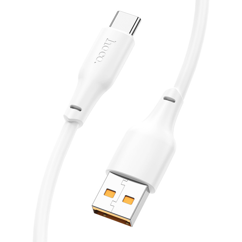 Дата кабель Hoco X93 Force USB to Type-C 27W (1m) (White) в магазине vchehle.ua