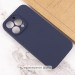 Фото Чехол Silicone Case Full Camera Protective (AA) NO LOGO для Apple iPhone 16 Plus (6.7") (Темно-синий / Midnight blue) в магазине vchehle.ua