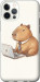 Чохол Funny Capybara CEO Working на iPhone 12 Pro