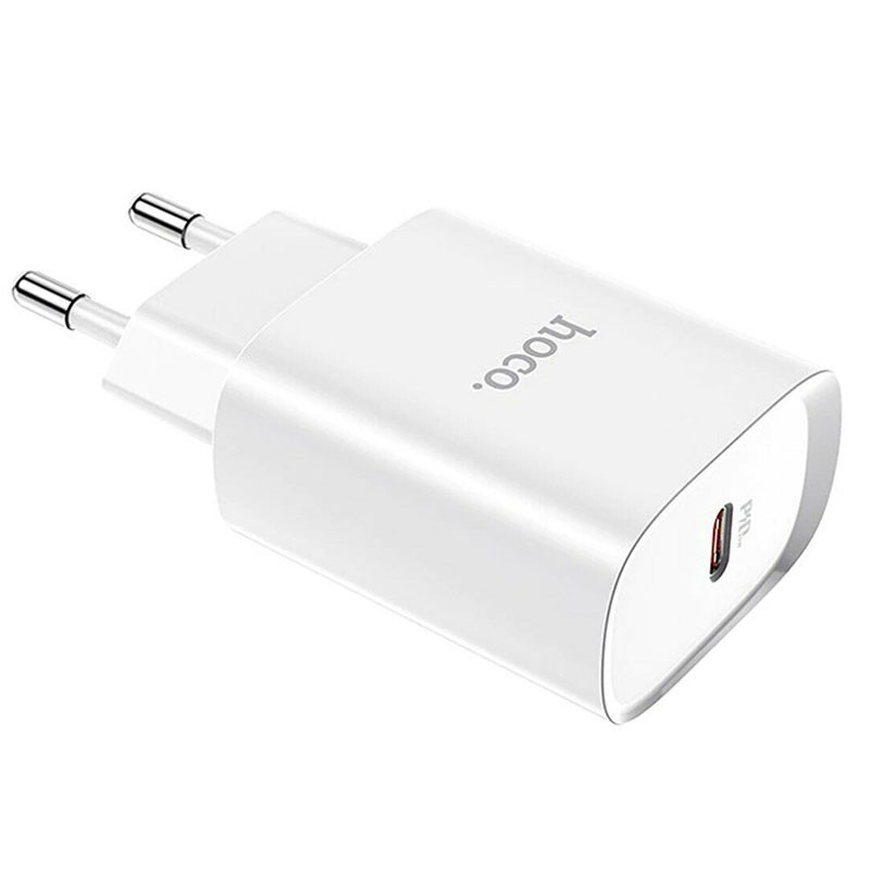 СЗУ Hoco N14 PD 20W (1USB-C) (Белый) в магазине vchehle.ua