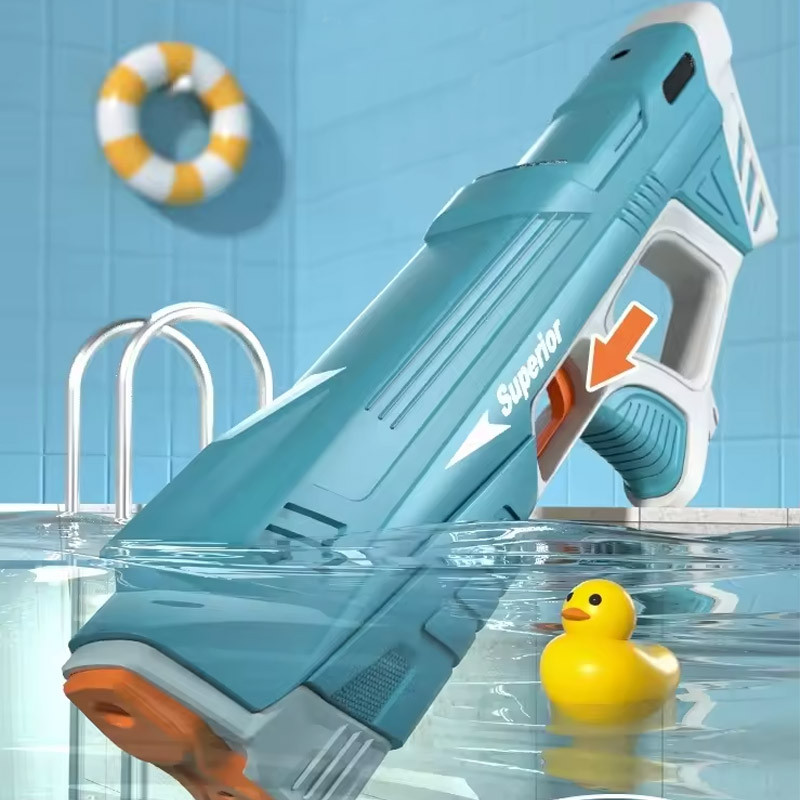 Фото Уценка Водный аккумуляторный автомат Water Gun 2302 (310ml) with lithium battery (Поврежденная упаковка / Blue) на vchehle.ua