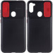 Чехол Camshield Black TPU со шторкой защищающей камеру для Samsung Galaxy A11 / M11 (Черный / Красный)