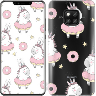 

Чехол Единорожки для Huawei Mate 20 Pro 830507