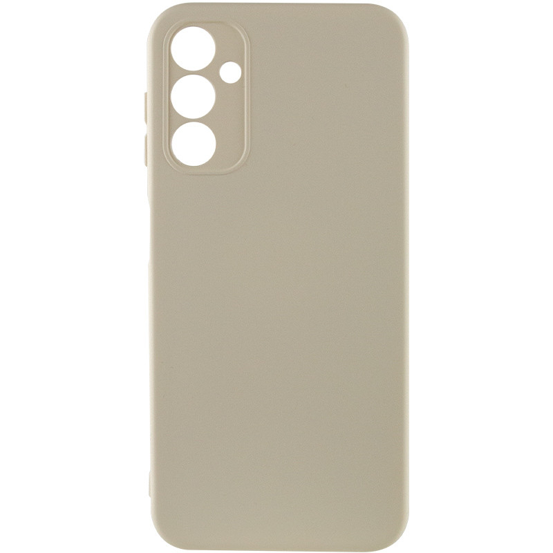 Чехол TPU GETMAN Liquid Silk Full Camera для Samsung Galaxy A24 4G (Песочный / Sand)