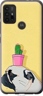 

Чехол Мопс с кактусом для Motorola Moto G20 1233951