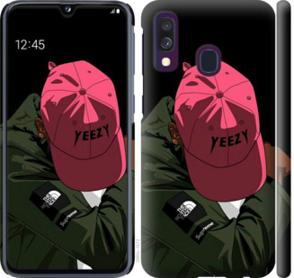 Чехол logo de yeezy для Samsung Galaxy A40 2019 A405F