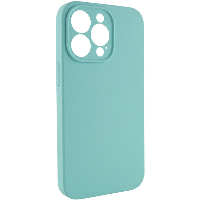 Фото Чехол Silicone Case Full Camera Protective (AA) NO LOGO для Apple iPhone 13 Pro Max (6.7") (Бирюзовый / Marine Green) на vchehle.ua