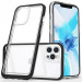 TPU+PC чехол Clear 360 для Apple iPhone 13 Pro (6.1") (Черный)