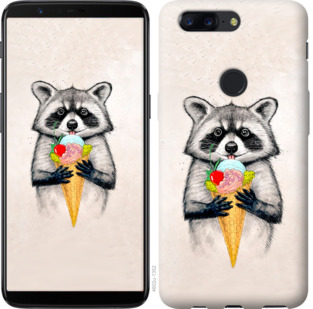

Чехол Енотик с мороженым для OnePlus 5T 801551
