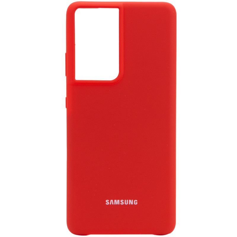 

Чохол Silicone Cover (AA) на Samsung Galaxy S21 Ultra (Червоний / Red) 1105267