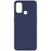 Уценка Чехол Silicone Cover Full without Logo (A) для Oppo A53 / A32 / A33 (Дефект упаковки / Синий / Midnight blue)