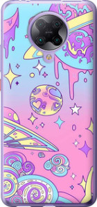 Чехол Розовая галактика для Xiaomi Poco F2 Pro