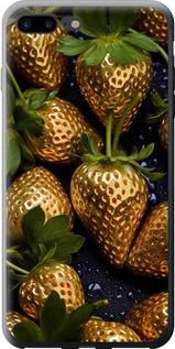 Чохол Золота полуниця на iPhone 7 Plus