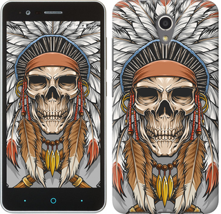 

Чехол Череп индейца для ZTE A510 641387