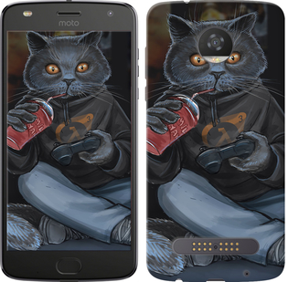 Чехол gamer cat для Motorola Moto Z2 Play