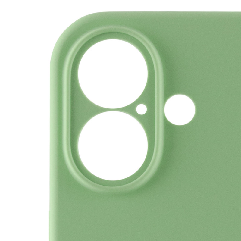 Чохол Silicone Case Full Camera Protective (AA) на Apple iPhone 16 (6.1") (М'ятний / Mint) в магазині vchehle.ua