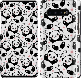 Чохол Панди на Samsung Galaxy S10 Plus