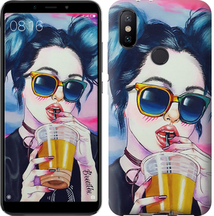 

Чехол Арт-девушка в очках для Xiaomi Mi A2 626594