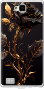 Чехол Роза 3 для Huawei Honor 3C