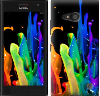 

Чохол бризки фарби на Nokia Lumia 730 381549