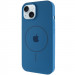 Чохол Silicone Case Full Protective (AA) with Magnetic Safe на Apple iPhone 14 Plus (6.7") (Синій / Denim Blue)