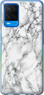 Чохол Мармур білий на Oppo A54