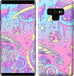 Чехол Розовая галактика для Samsung Galaxy Note 9 N960F