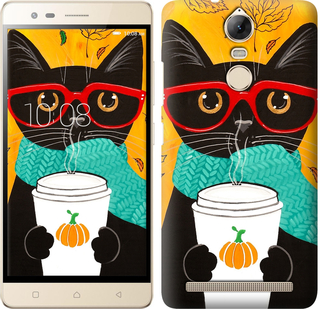 

Чехол Осенний кот для Lenovo Vibe K5 Note A7020a40 581045