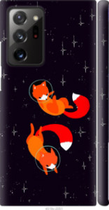 Чехол Лисички в космосе для Samsung Galaxy Note 20 Ultra
