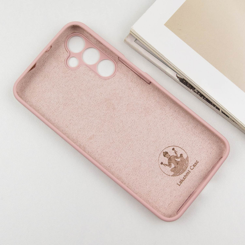 Чохол Silicone Cover Lakshmi Full Camera (AA) на Samsung Galaxy A16 4G/5G (Рожевий / Pink Sand) в магазині vchehle.ua