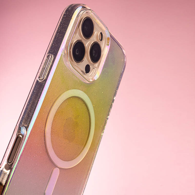 Фото Чохол TPU Galaxy Sparkle (MagFit) на Apple iPhone 16 Pro Max (6.9") (Chroma+Glitter) в маназині vchehle.ua