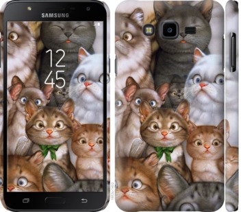 

Чехол коты для Samsung Galaxy J7 Neo J701F 757657