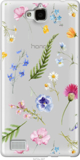 

Чехол Цветочный фон v2 для Huawei Honor 3C 1440325