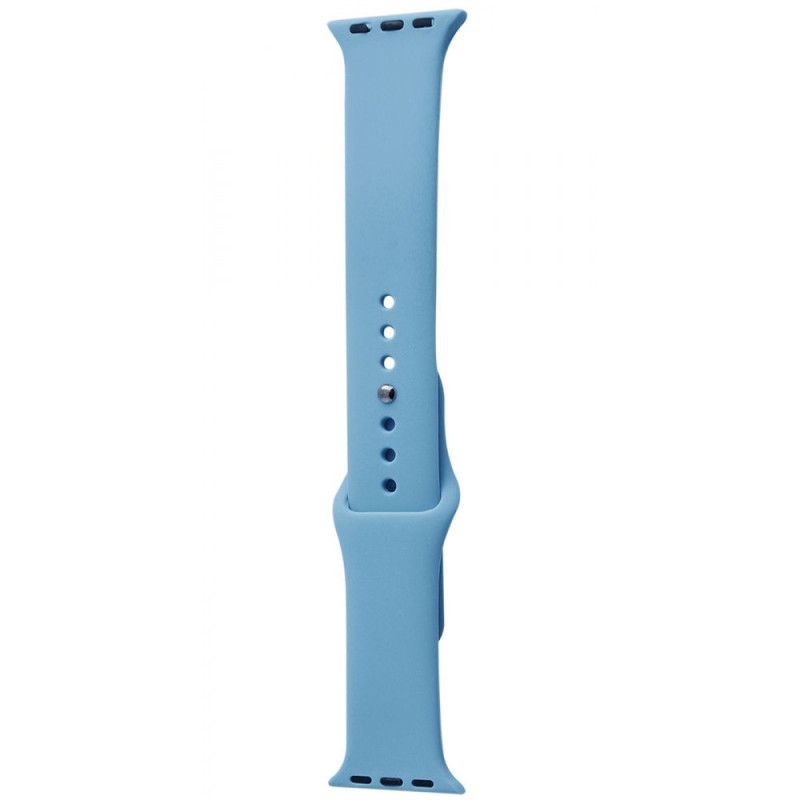 

Силіконовий ремінець на Apple watch 42mm / 44mm (Синій / Denim Blue) 895791